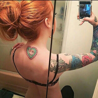 gigantic inked ass