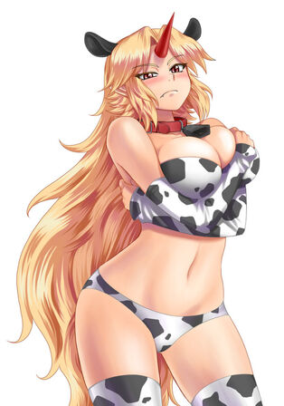 anime cow doll